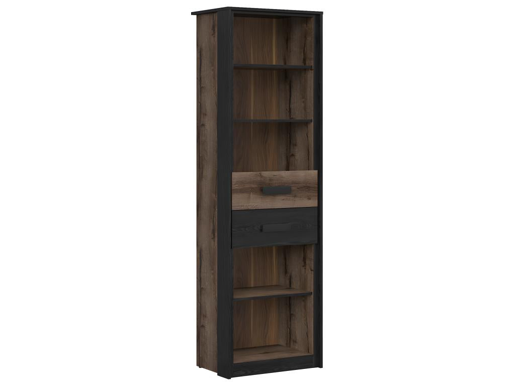 60 x 41 x 195 cm Bookshelf Wood Black