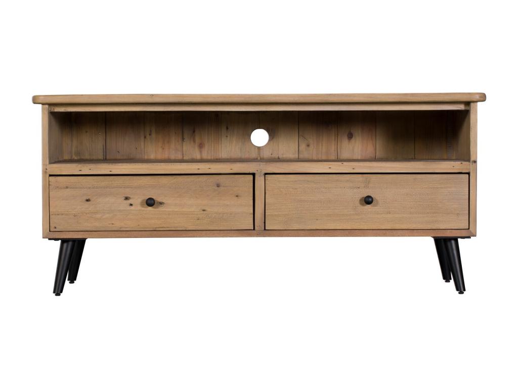 120 x 42 x 53 cm TV Stand Wood Beige