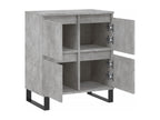 60 x 35 x 70 cm Sideboard Wood Concrete Finish Gray