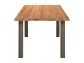 240 x 100 x 74 cm Dining Table Wood Brown