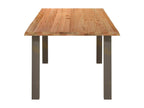 240 x 100 x 74 cm Dining Table Wood Brown