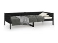 90 x 190 cm Bed Wood Black