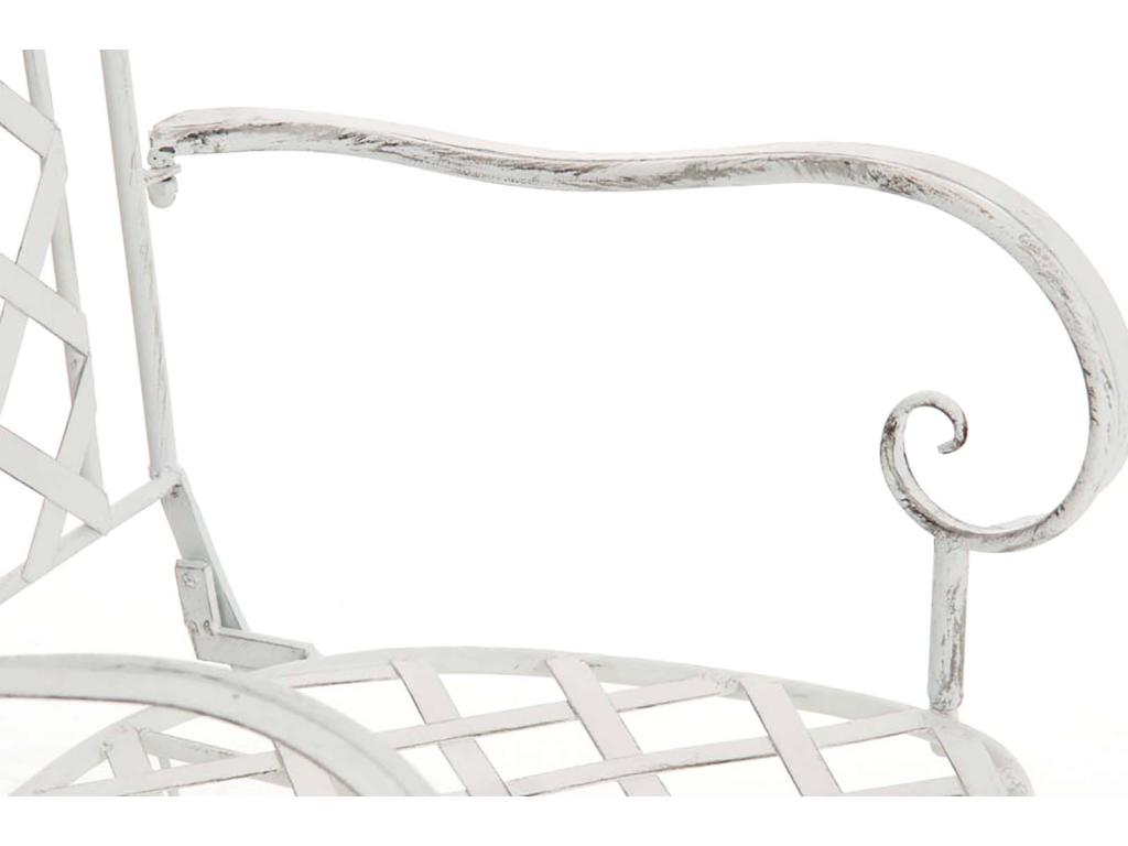 56 x 51 x 93 cm Chair Metal White