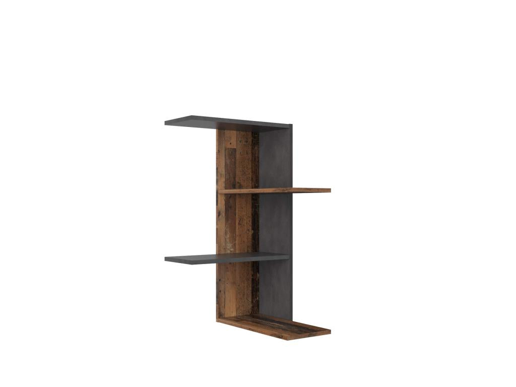 45 x 45 x 78 cm Bookshelf Wood Dark Natural