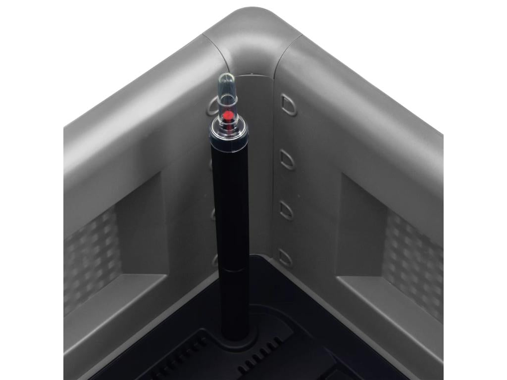 43 x 43 x 33 cm Bed Fabric Gray