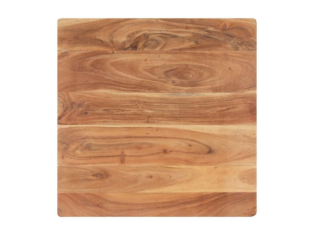 66 x 66 x 30 cm Coffee Table Wood Light Natural