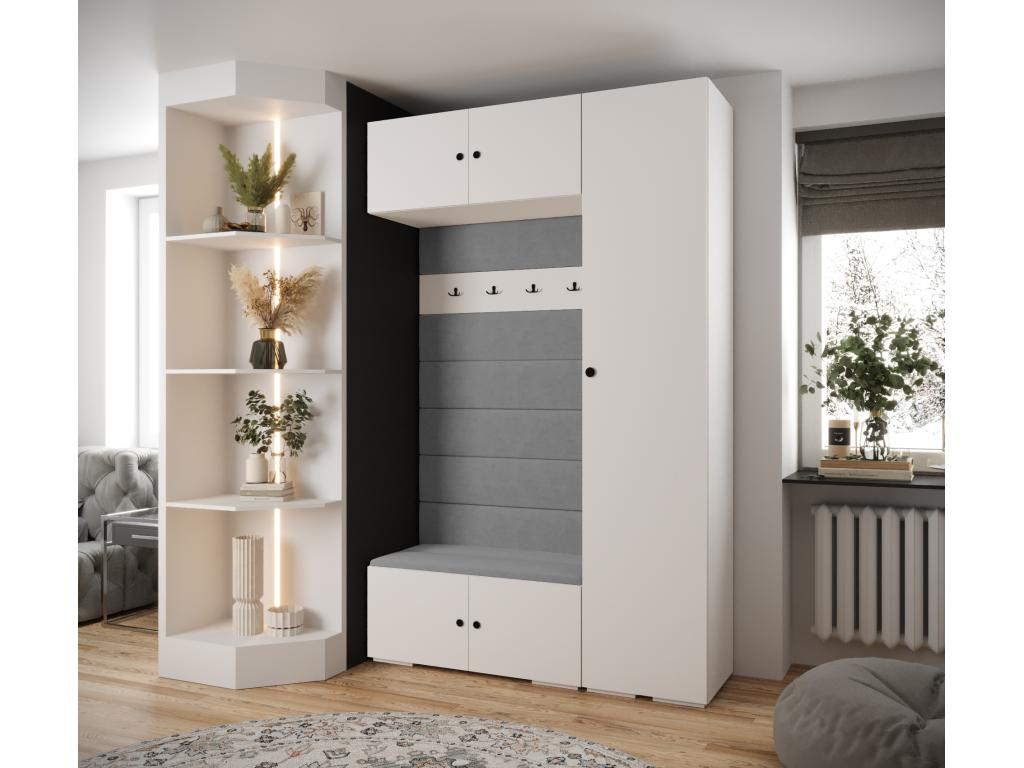 150 x 47 x 236 cm Wardrobe White