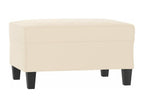 70 x 55 x 41 cm Footstool Fabric Beige