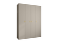 180 x 50 x 245 cm Wardrobe 4-door Gold