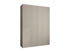 180 x 50 x 245 cm Wardrobe 4-door Gold