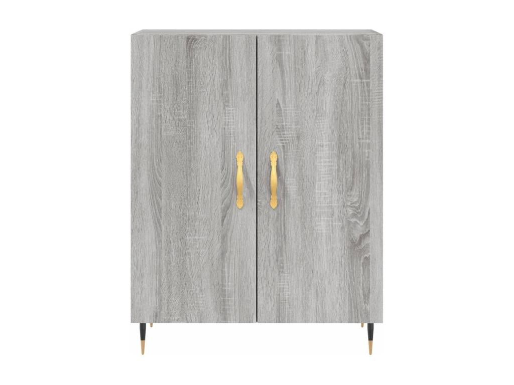69.5 x 34 x 90 cm Sideboard Wood Gray