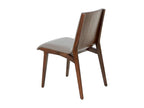 46 x 59 x 82 cm Chair Set of 2 Leather Brown