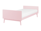 90 x 200 cm Bed Wood Pink