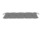 150 x 60 x 89 cm Garden Bench Gray