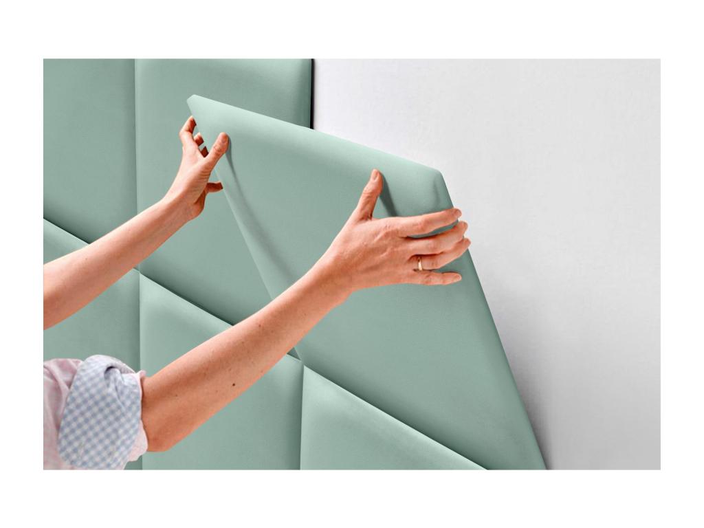 80 x 4 x 120 cm Bed Faux Leather Leather Green