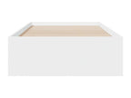 100 x 200 cm Bed Frame Wood White