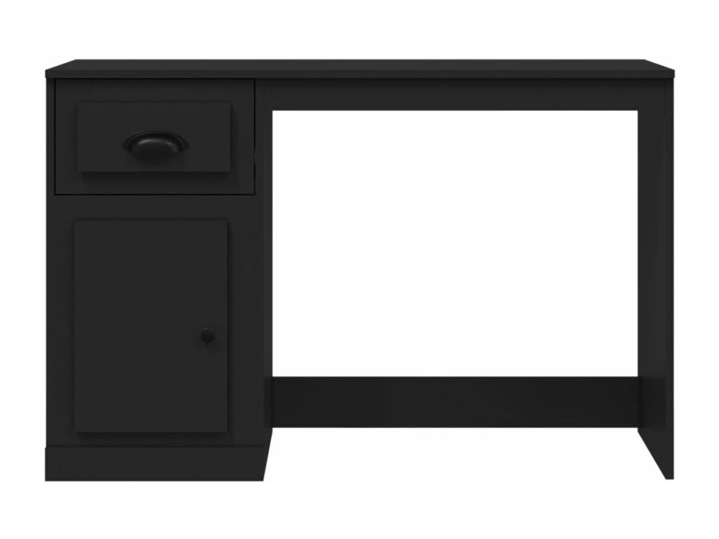 115 x 50 x 75 cm Desk Wood Black
