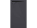 100 x 80 cm Shower Tray Resin Charcoal Gray