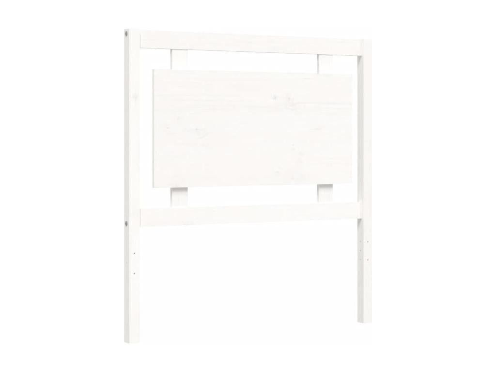 195 x 80 x 100 cm Bed Frame Solid Wood White