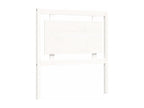 195 x 80 x 100 cm Bed Frame Solid Wood White