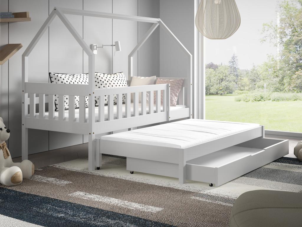 80 x 160 cm Bed White