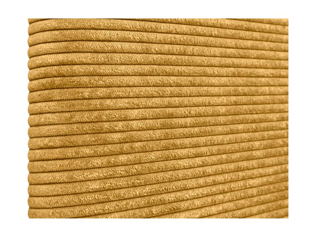 105 x 115 cm Bed Velvet Yellow