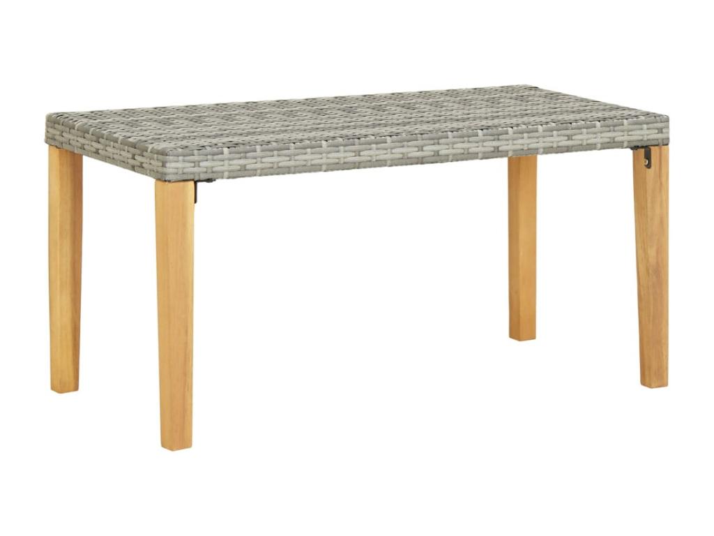 120 x 40 x 40 cm Garden Bench Wood Resin Brown