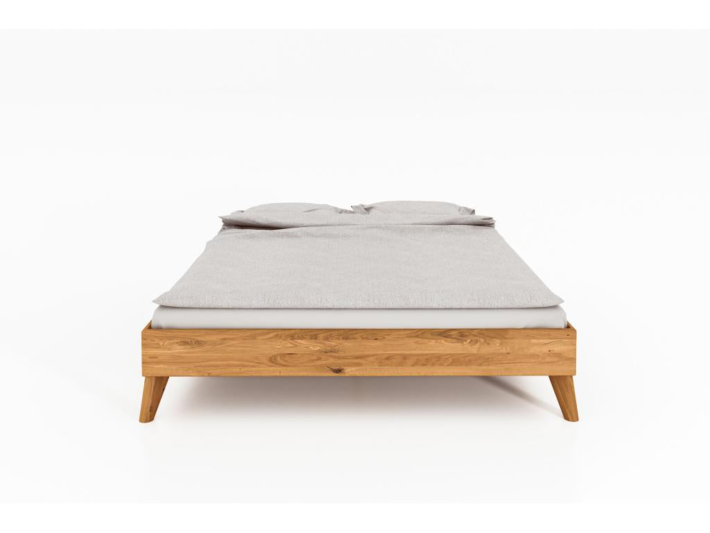 100 x 200 cm Bed Frame Light Natural