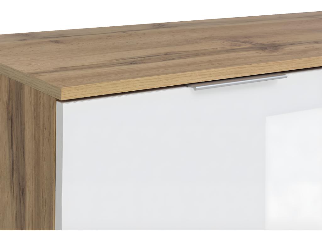 104 x 41 x 106 cm Sideboard 4-door Wood Light Natural