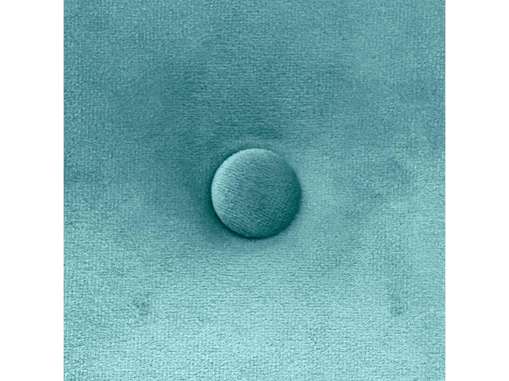 80 x 50 cm Bed Velvet Blue