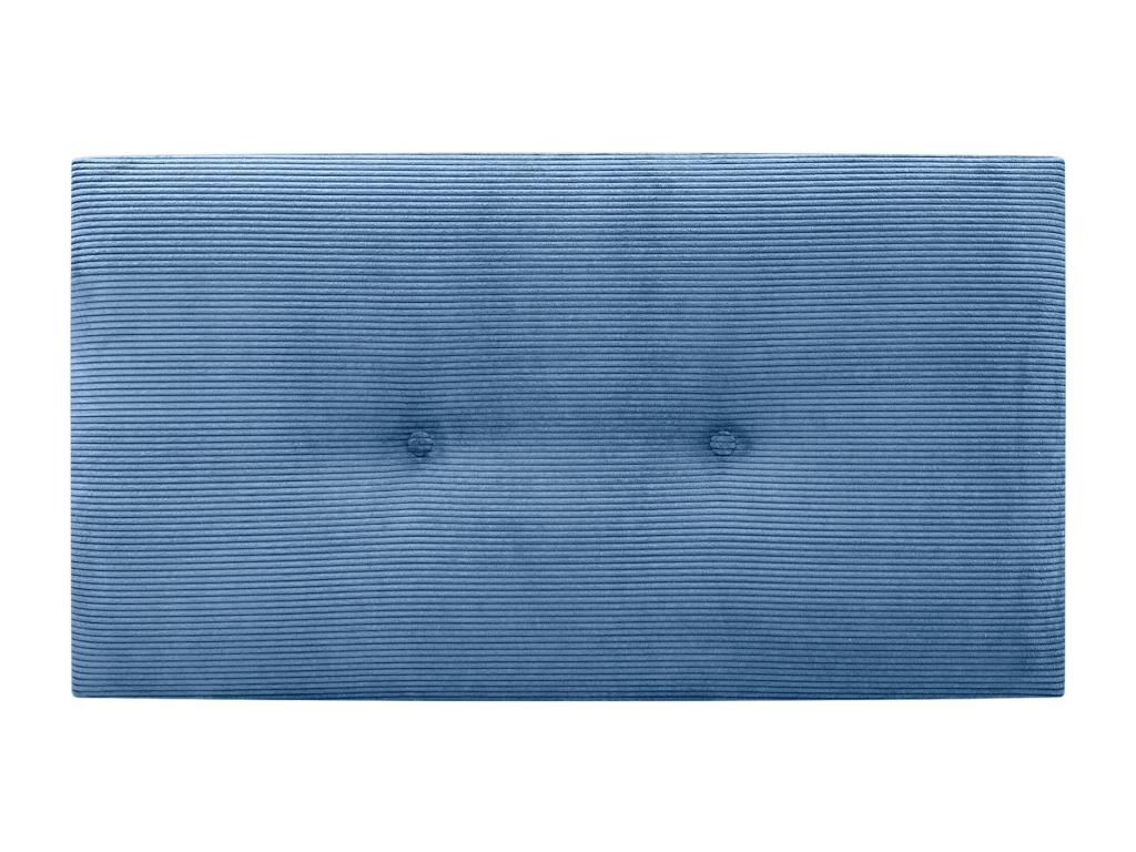 110 x 60 cm Bed Velvet Blue