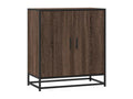 68 x 35 x 76 cm Sideboard Wood Metal Brown