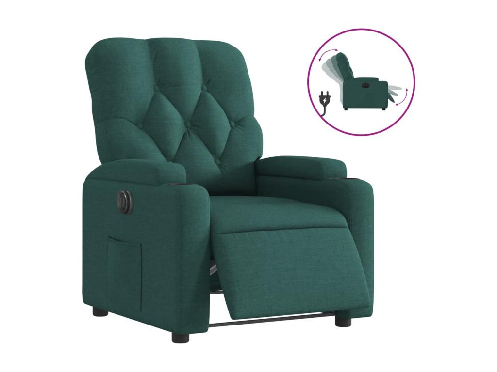 Recliner Fabric Green