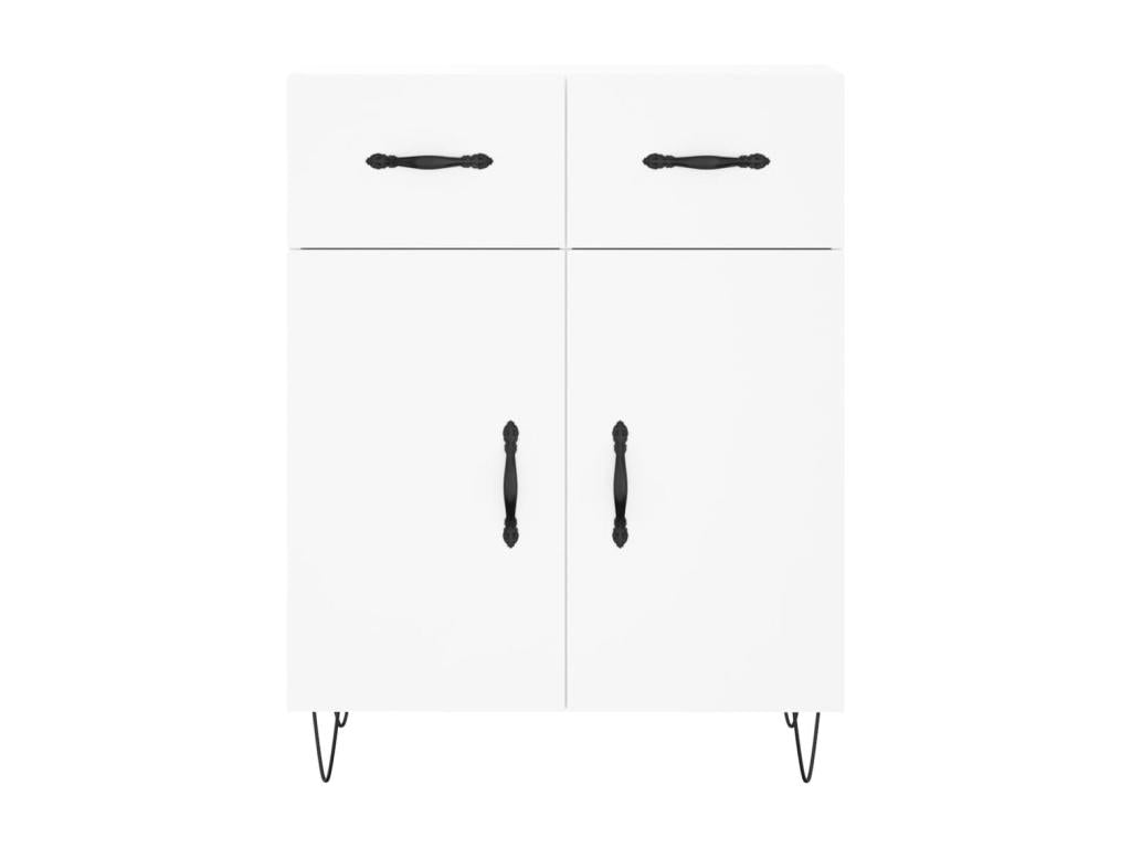 69.5 x 34 x 180 cm Sideboard Wood White