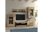 239 x 42 x 169 cm TV Stand Wood Brown