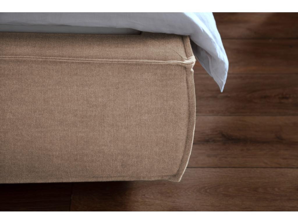 182 x 230 x 91 cm Bed Light Gray