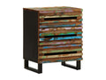 50 x 34 x 62 cm Nightstand Wood Multicolor