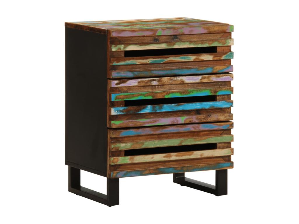 50 x 34 x 62 cm Nightstand Wood Multicolor