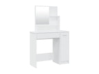 86.5 x 35 x 136 cm Vanity Table Wood White